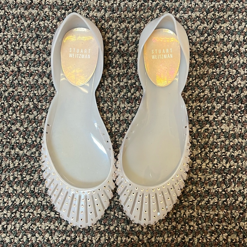 Stuart Weitzman Jelly Flats